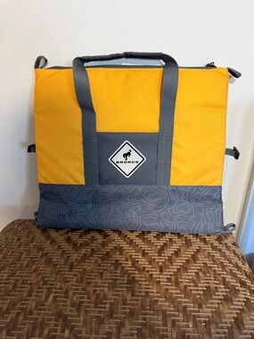 Ford Yellow and Gray Duffel Tote